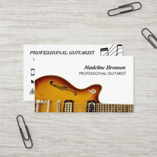 Guitarist Professional Business Card