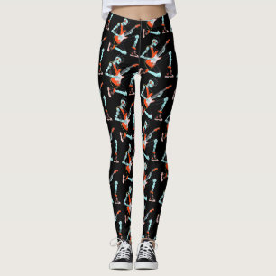 Guitarist Robot Leggings