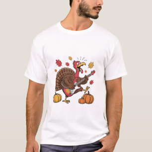 Guitarist Turkey Electric Guitar Concert Music T-Shirt