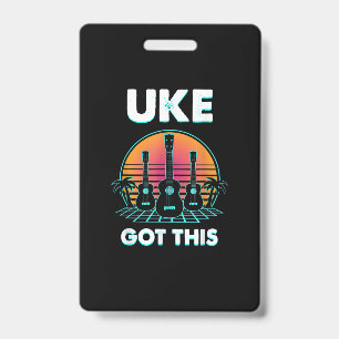 Guitarist Uke Got This Birthday Badge