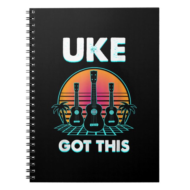 Guitarist Uke Got This Birthday Notebook (Front)