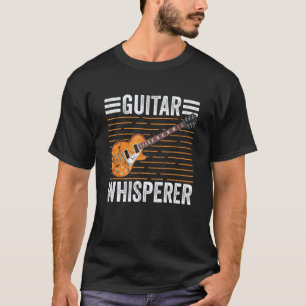 guitarist whisperer playing guitar jazz band desig T-Shirt
