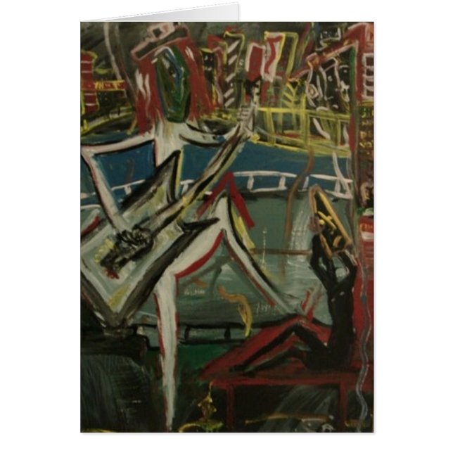 Guitariste Abstrait (Devant)