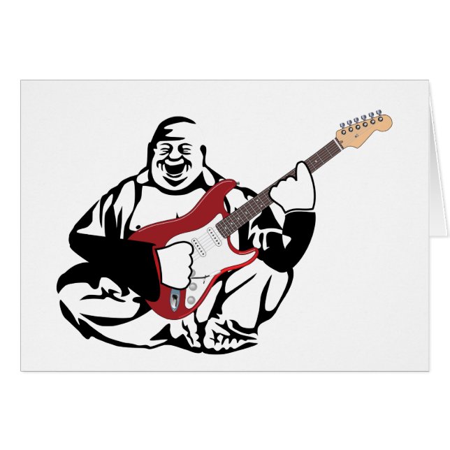 Guitariste de Bouddha (Devant horizontal)