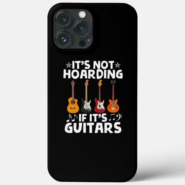 Guitarists It's Not Hoarding If It's Guitars Case-Mate iPhone Case (Back)