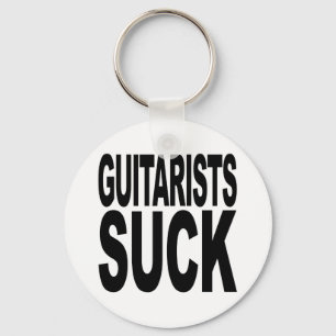 Guitarists Suck Keychain