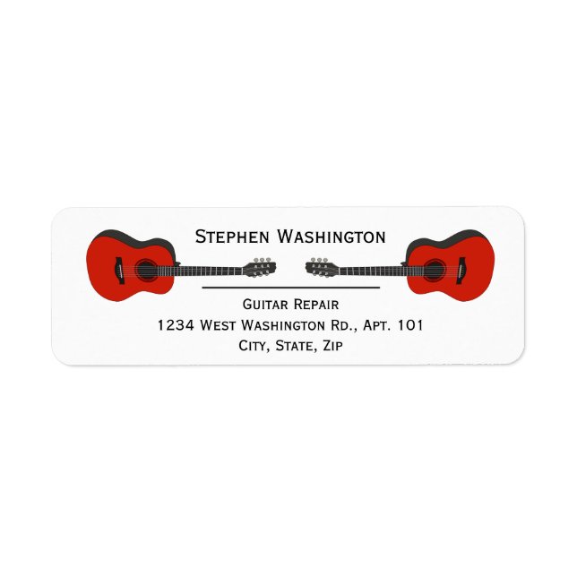 Guitars Acoustic Music Band Personal or Business (Front)