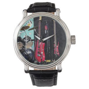 Guitars and Drums Watch