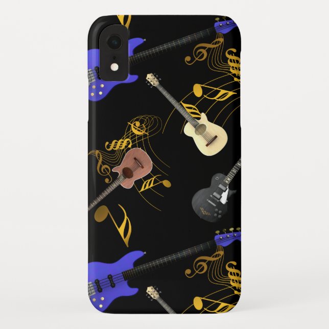 Guitars and Music Case-Mate iPhone Case (Back)