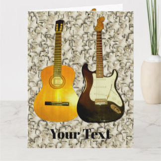 guitars for music lovers card