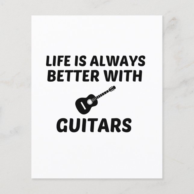 GUITARS LIFE IS BETTER (Front)
