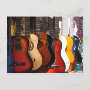 Guitars Postcard