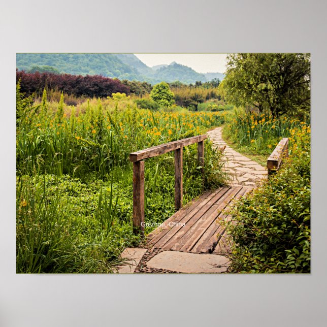 Guizhou, China scenic photograph, Poster (Front)