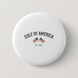 Gul-f Retro Of America Est 2025 Usa American Flag 2 Inch Round Button