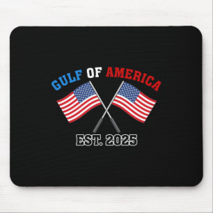 Gul-f Retro Of America Est 2025 Usa American Flag  Mouse Pad