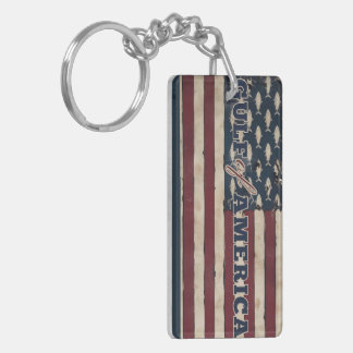 Gulf Coast of America acrylic keychain