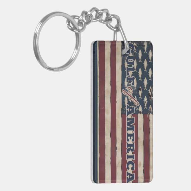 Gulf Coast of America acrylic keychain (Front Left)