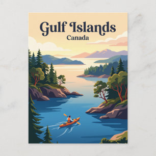 Gulf Islands, British Columbia, Canada Postcard
