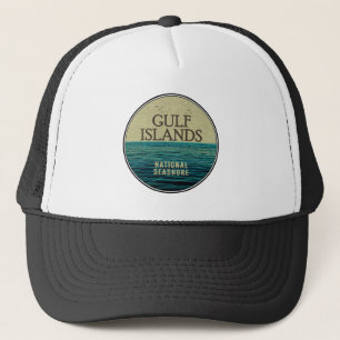 Gulf Islands National Seashore Ocean Birds Trucker Hat