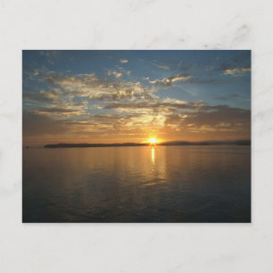 Gulf of Alaska Sunset Postcard