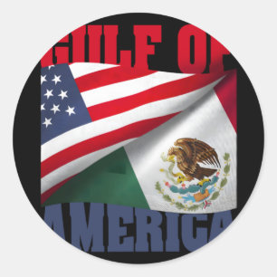Gulf Of America 4 Classic Round Sticker