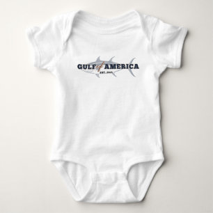 Gulf of America - Blue Fin - baby jumpsuit Bodysuit