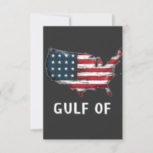 Gulf Of America Funny Trump East Cost Mexico  Thank You Card