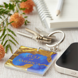 GULF OF AMERICA  KEYCHAIN