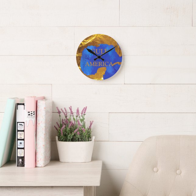GULF OF AMERICA  ROUND CLOCK (Reading Room)