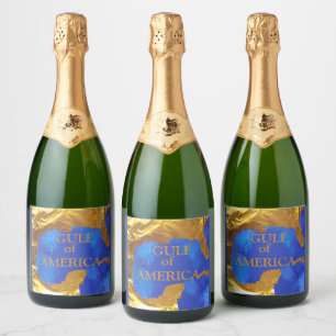 GULF OF AMERICA SPARKLING WINE LABEL