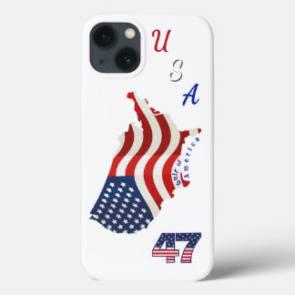 Gulf of America USA 47 Patriot iPhone 13 Case