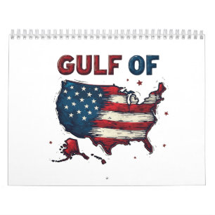 Gulf of America USA Map Trump USA Gulf of Mexico Calendar