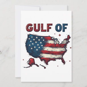 Gulf of America USA Map Trump USA Gulf of Mexico Invitation