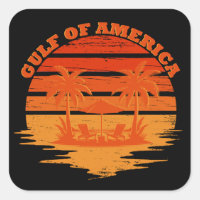 Gulf of America vintage American patriotic design