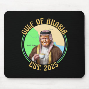 Gulf Of Arabia Est 2025 Funny Trump Vintage Arabia Mouse Pad