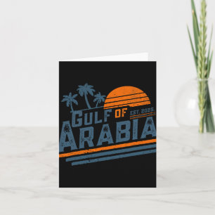 Gulf Of Arabia Est 2025 Trump Arabian Gulf Funny P Card