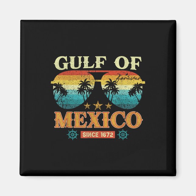 Gulf Of Mexico 1569 Historic Map  Magnet (Front)