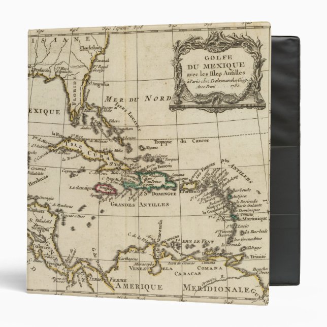 Gulf of Mexico, Caribbean Isles Binder (Front/Inside)
