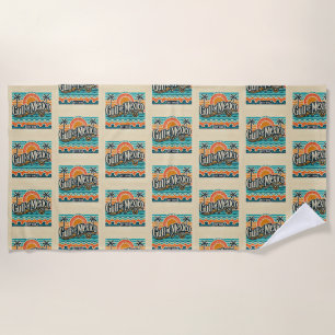 Gulf of Mexico Est 1550 Beach Towel