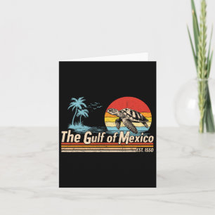 Gulf Of Mexico Forever Turtle Vintage Beach Mens W Card