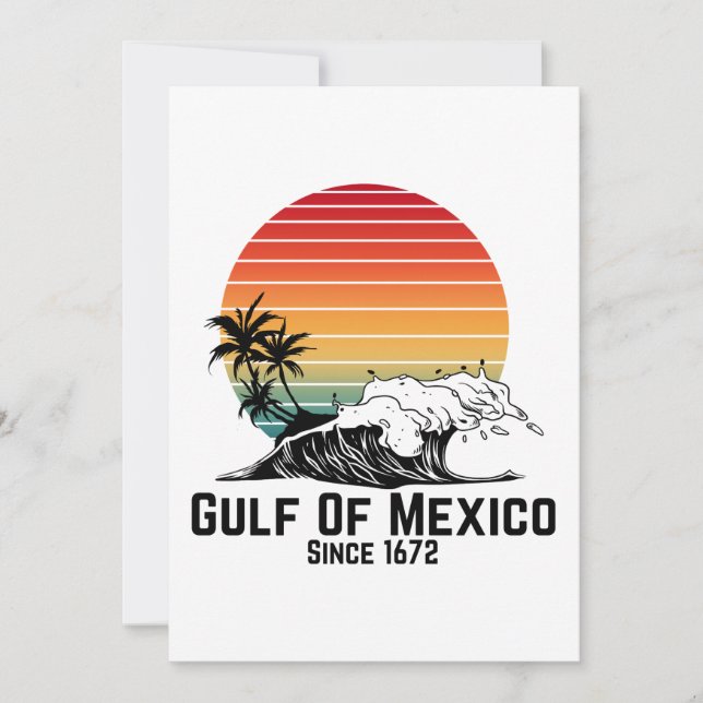 Gulf Of Mexico Invitation (Front)