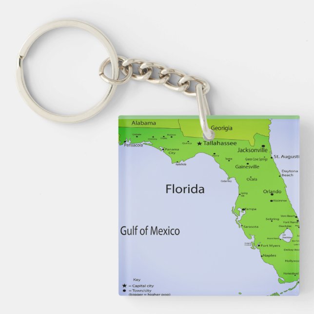 GULF OF MEXICO  KEYCHAIN (Front)