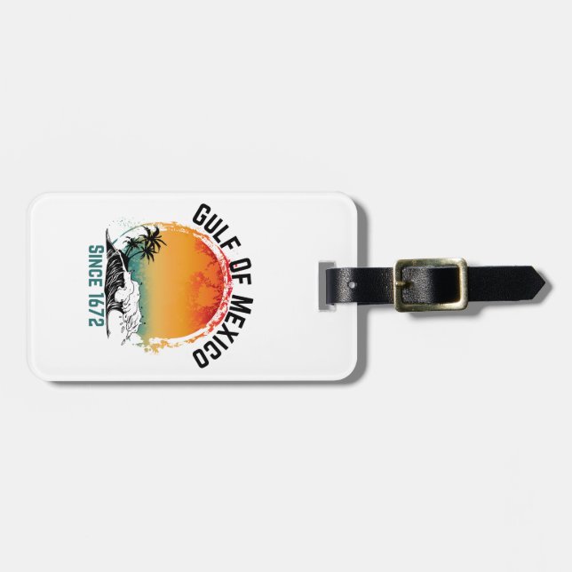 Gulf Of Mexico Luggage Tag (Front Horizontal)