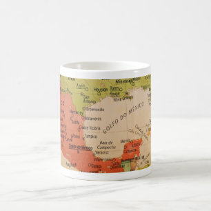 Gulf of Mexico Map Mug
