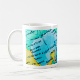Gulf of Mexico Map Mug