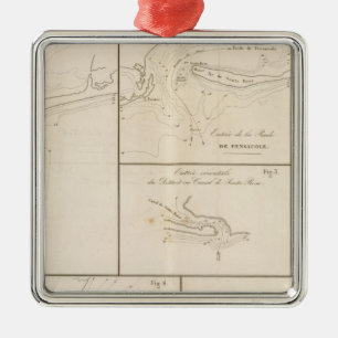 Gulf of Mexico Metal Ornament