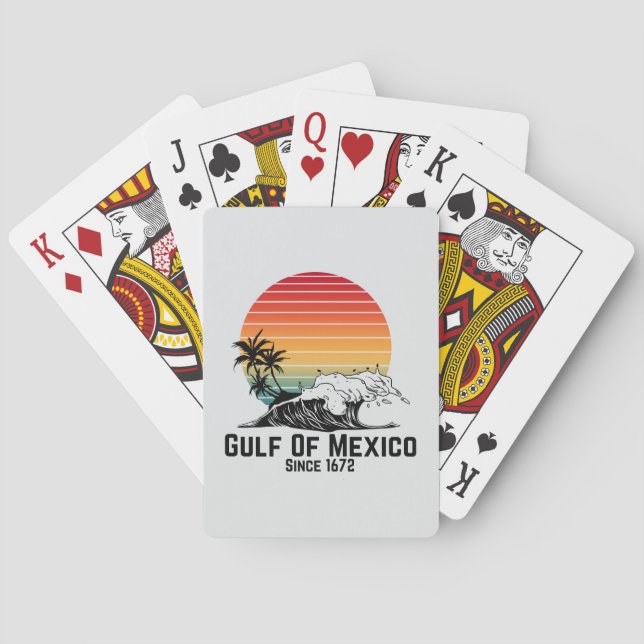 Gulf Of Mexico Playing Cards (Back)