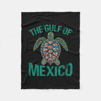 Gulf Of Mexico Sea Turtles  Fleece Blanket