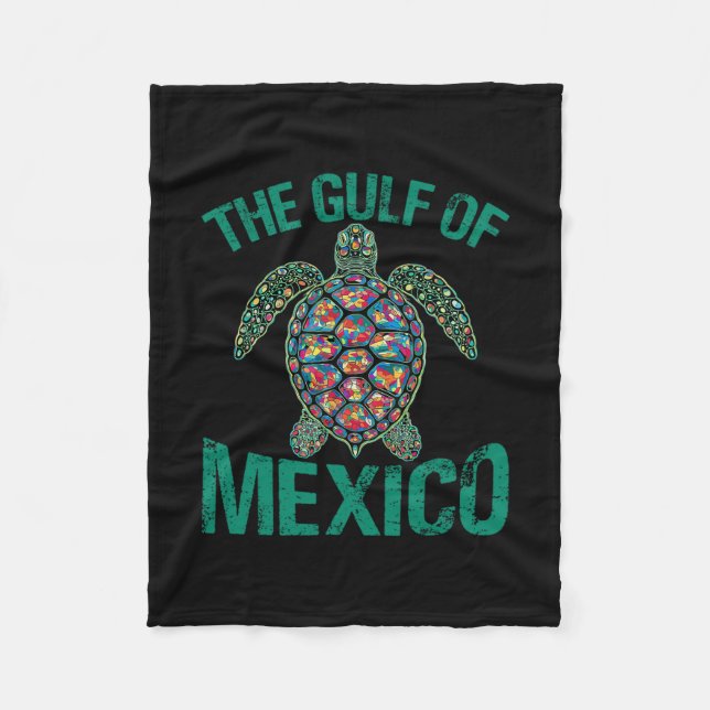 Gulf Of Mexico Sea Turtles  Fleece Blanket (Front)
