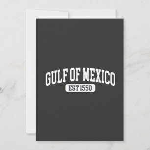 Gulf of Mexico Since 1550 America Humour Holiday Card
